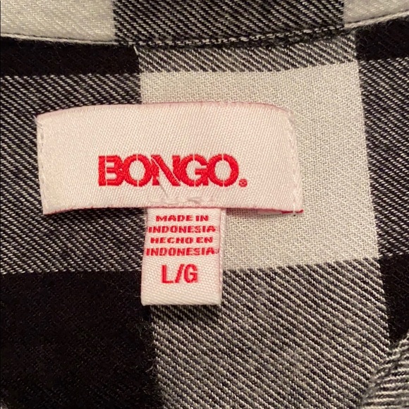 BONGO long sleeve button down size Large - Picture 4 of 6
